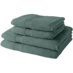 2 Serviettes de bain TODAY 50x90 + 2 Draps de bain 70x130 cm 100% Coton - Celadon Mamm