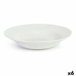 Assiette à pâtes La Mediterránea Bari Grès Blanc (6 Unités) Mamm