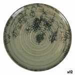Assiette plate La Mediterránea Aspe Vert Ø 26 x 2,5 cm (12 Unités) Bigbuy