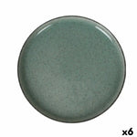 Assiette plate La Mediterránea Beloi Ronde (6 Unités) Bigbuy