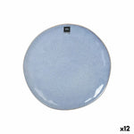 Assiette plate La Mediterránea Macarella blue Ø 26,5 cm (12 Unités) Bigbuy