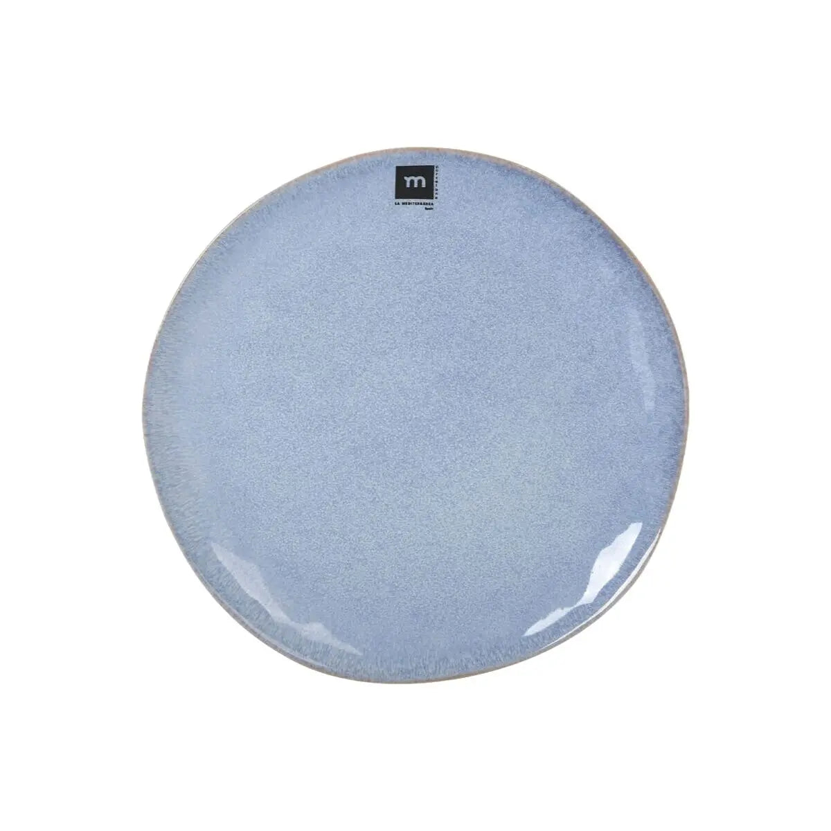 Assiette plate La Mediterránea Macarella blue Ø 26,5 cm (12 Unités) Bigbuy