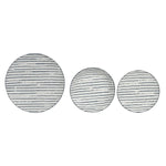 Assiettes Home ESPRIT Bleu Porcelaine Rayures méditerranéen 18 Pièces - MAMM®