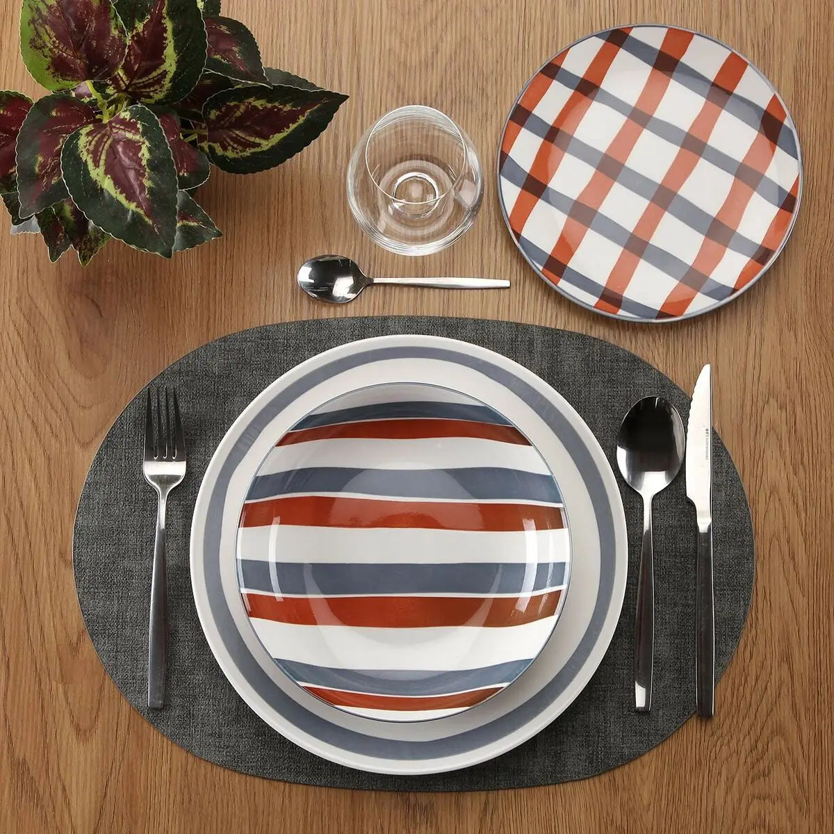 Assiettes Versa Anette Porcelaine 18 Pièces - MAMM®