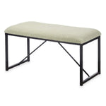 Banc Vert Métal Tissu 81 x 42 x 38 cm Bigbuy
