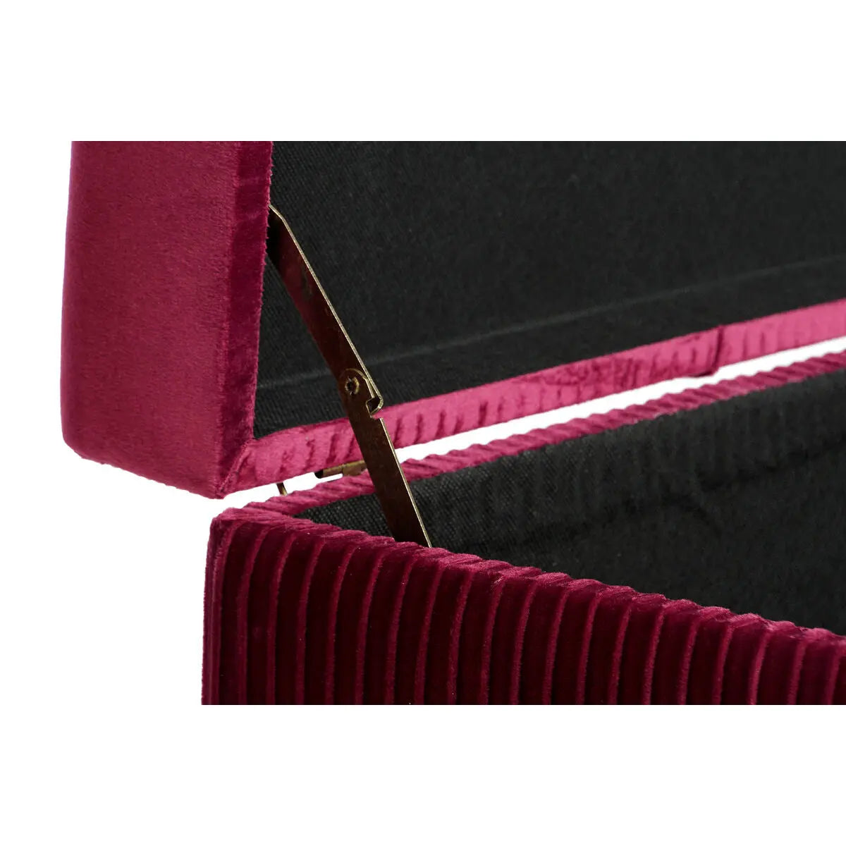 Banquette DKD Home Decor 110 x 42 x 44 cm Métal Bordeaux Mamm
