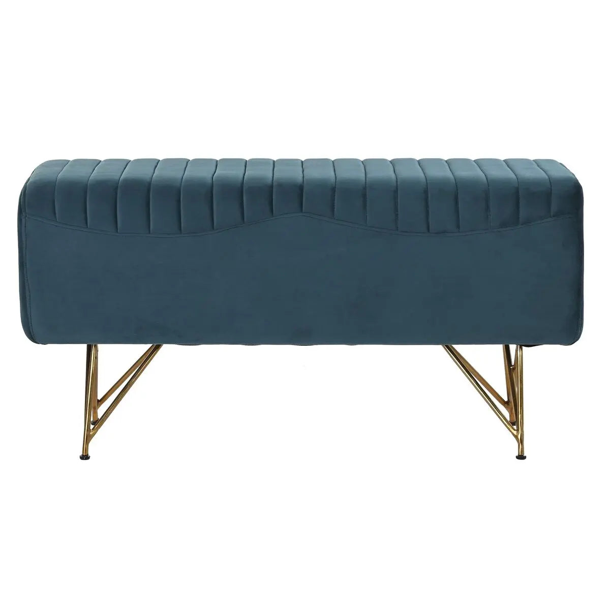 Banquette DKD Home Decor   90 x 31 x 47 cm Métal Turquoise Mamm