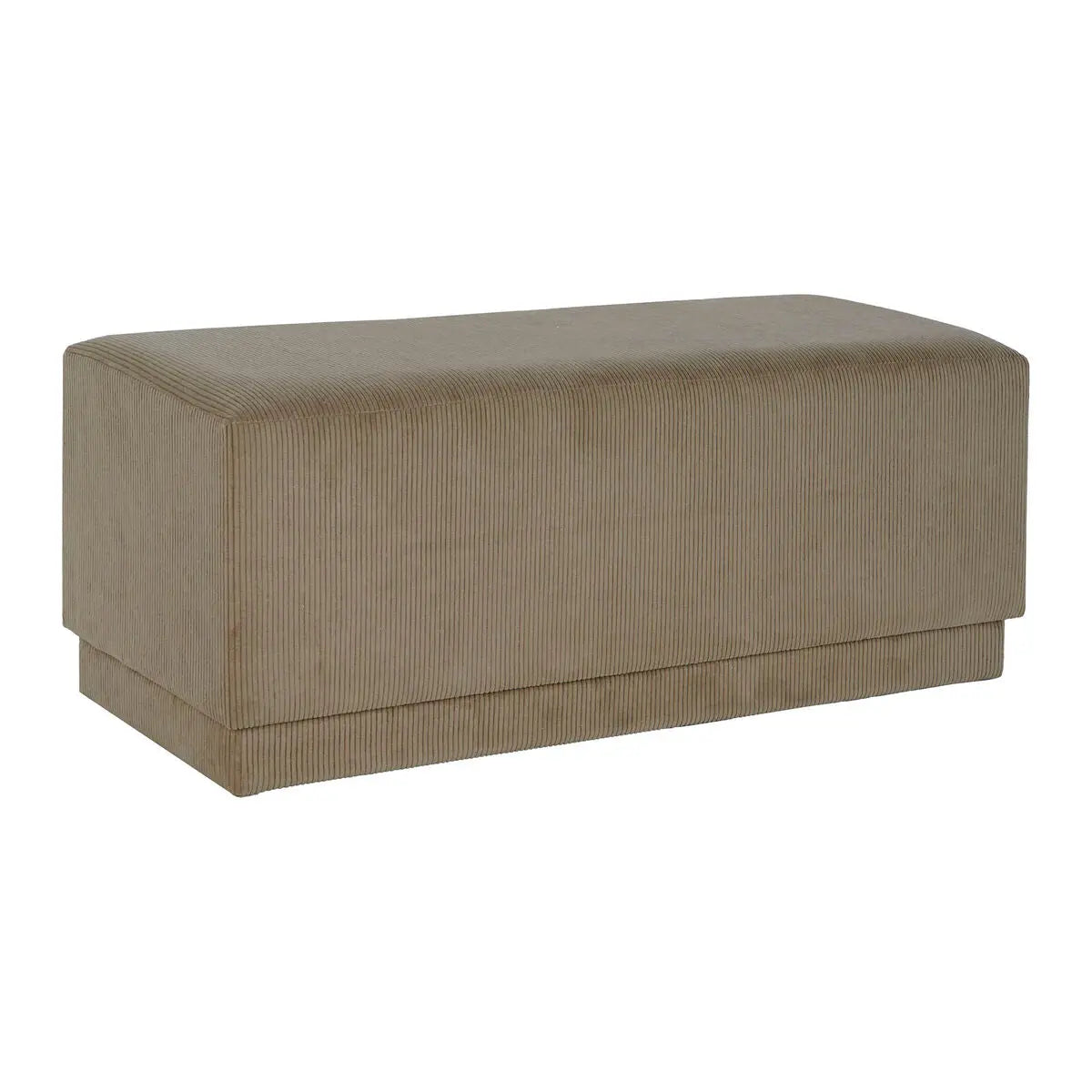 Banquette DKD Home Decor Marron Polyester Bois MDF 100 x 40 x 40 cm Mamm