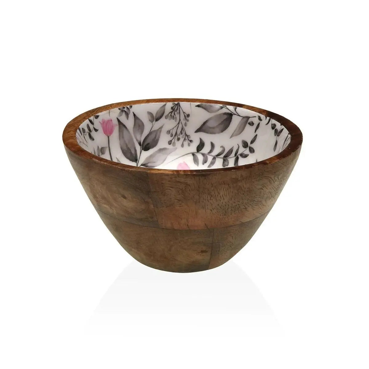 Bol Versa Caprice Bambou Porcelaine Bois de manguier Bigbuy