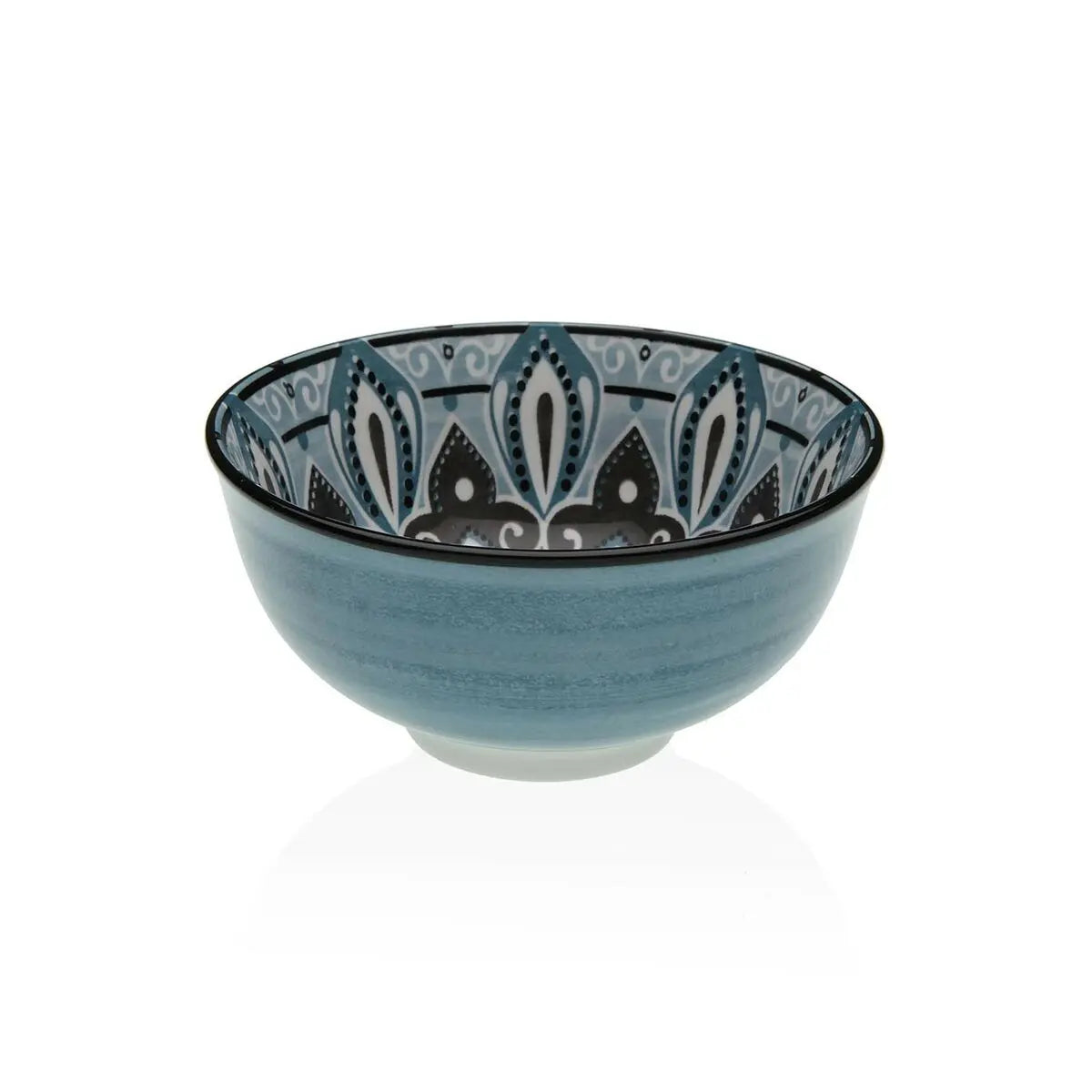 Bol pour Apéritifs Versa Bleu Céramique Porcelaine 11,5 x 6 x 11,5 xm Bigbuy