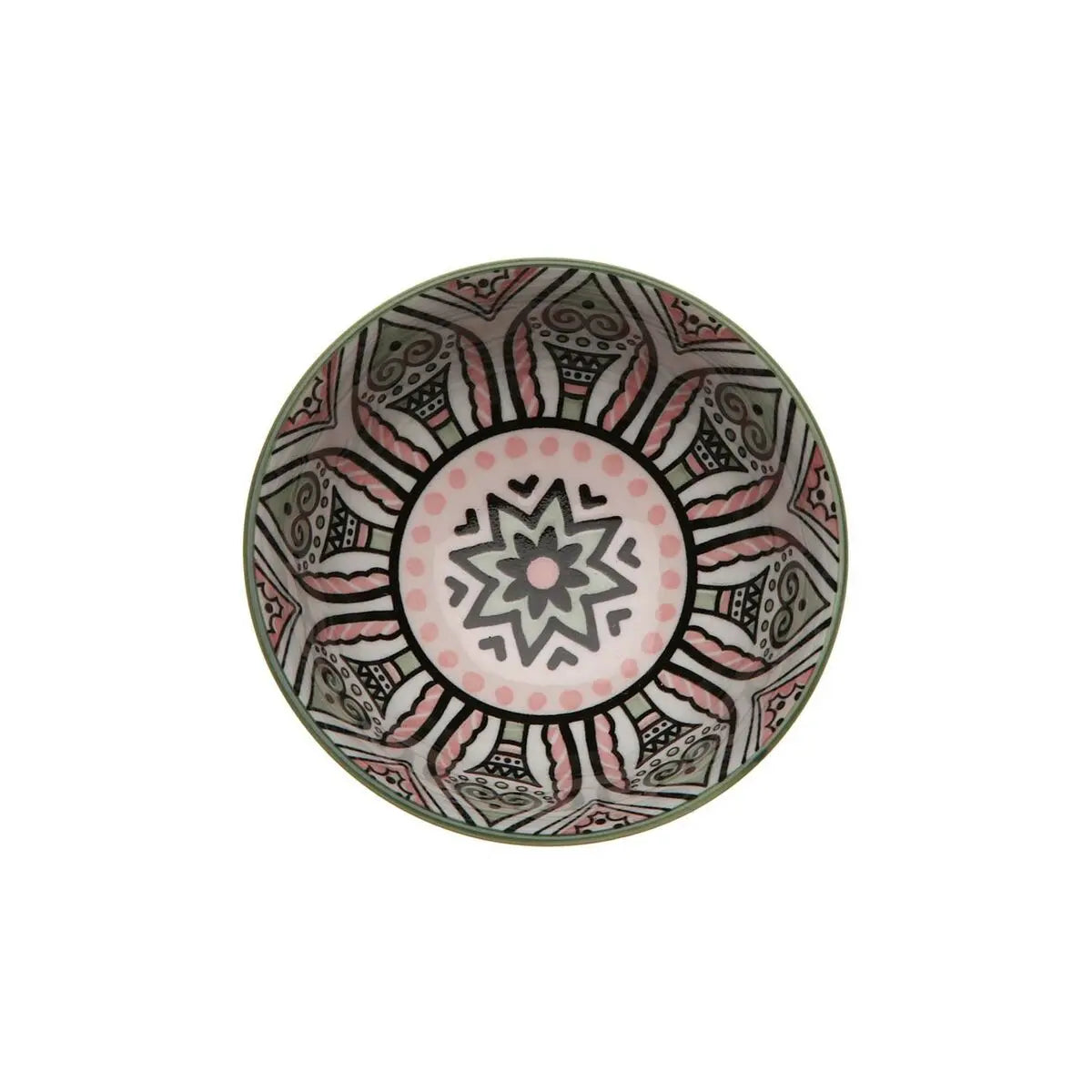 Bol pour Apéritifs Versa Rose Céramique Porcelaine 11,5 x 6 x 11,5 xm Bigbuy