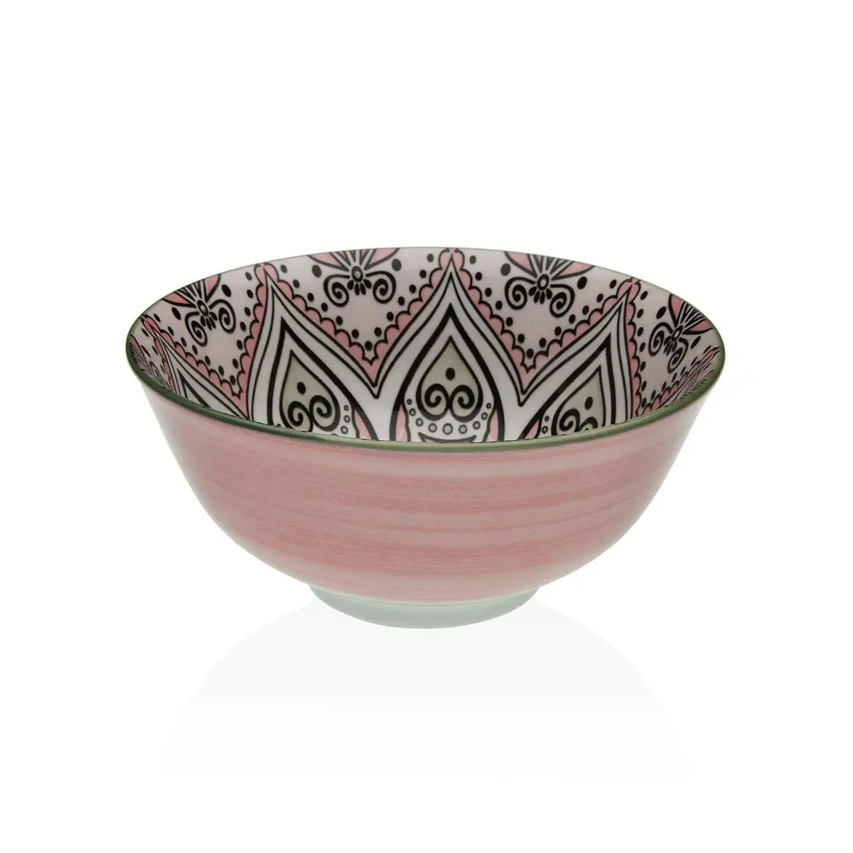 Bol pour Apéritifs Versa Rose Céramique Porcelaine 15,5 x 7 x 15,5 cm Bigbuy