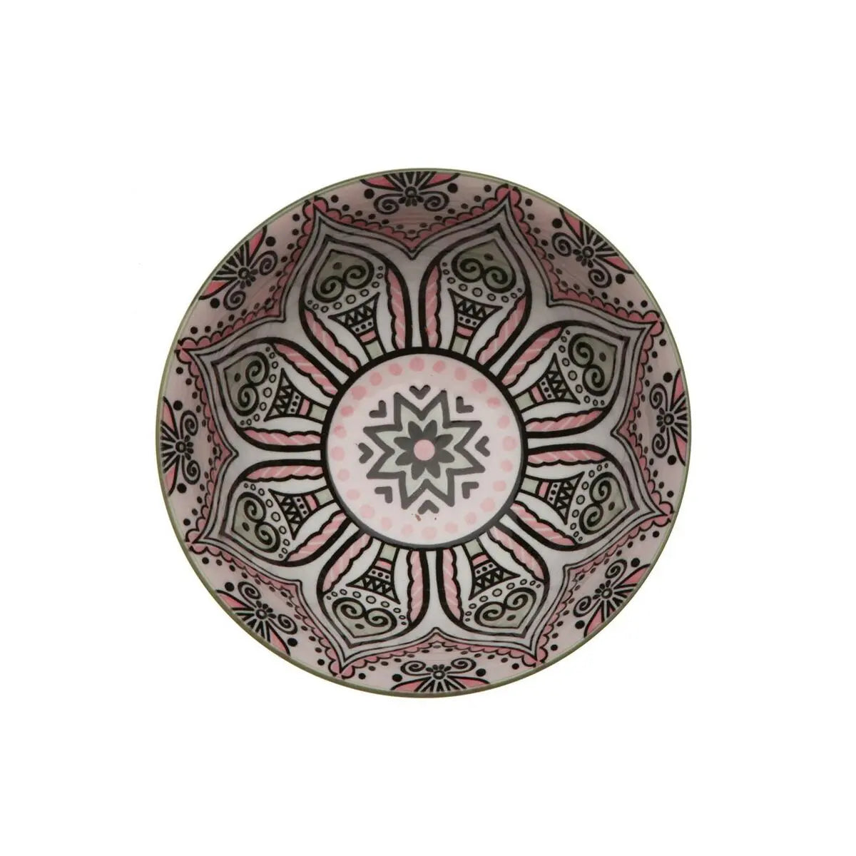 Bol pour Apéritifs Versa Rose Céramique Porcelaine 15,5 x 7 x 15,5 cm Bigbuy