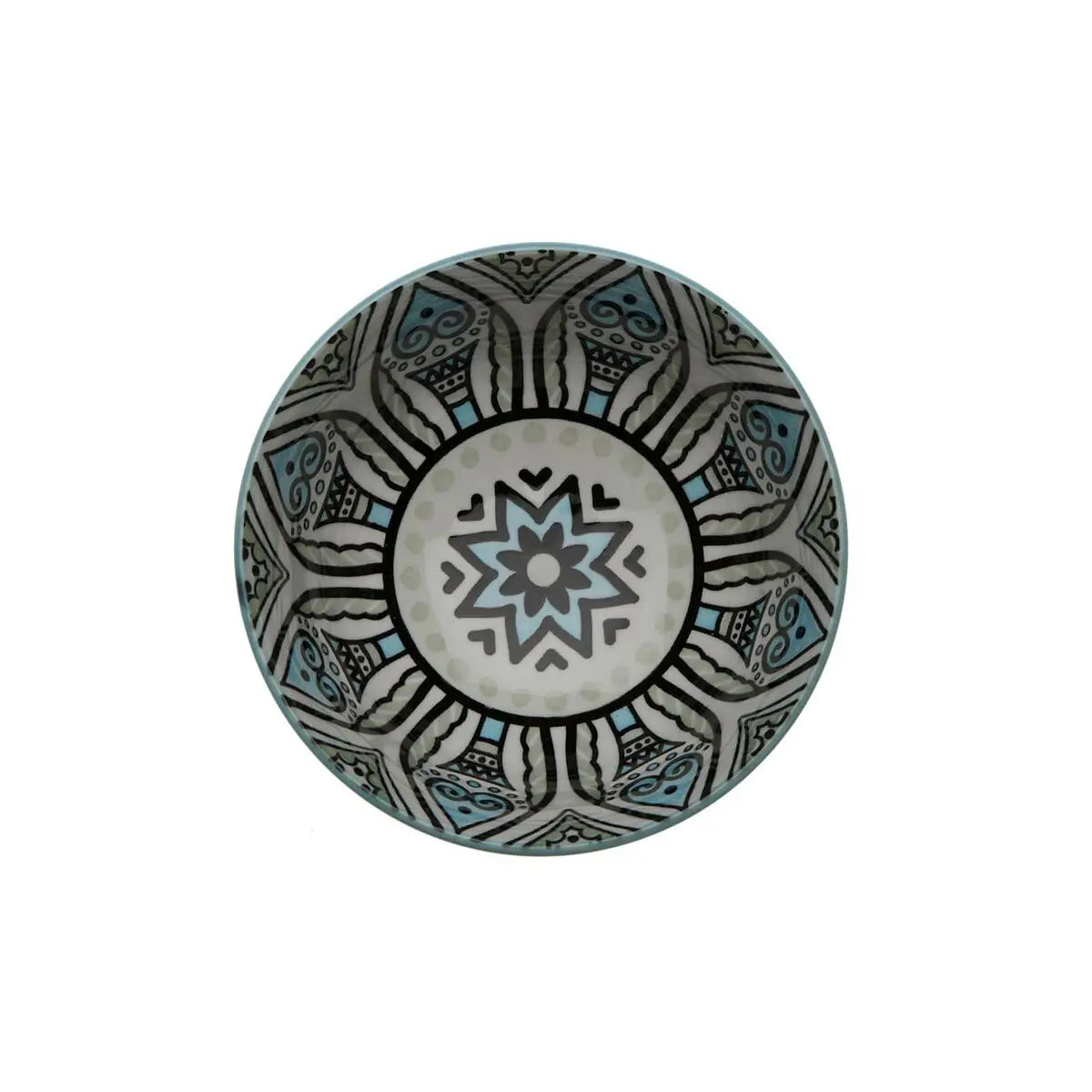 Bol pour Apéritifs Versa Vert Céramique Porcelaine 11,5 x 6 x 11,5 xm Bigbuy