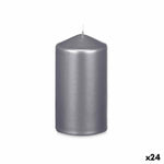 Bougie Argenté 7 x 13 x 7 cm (24 Unités) Mamm