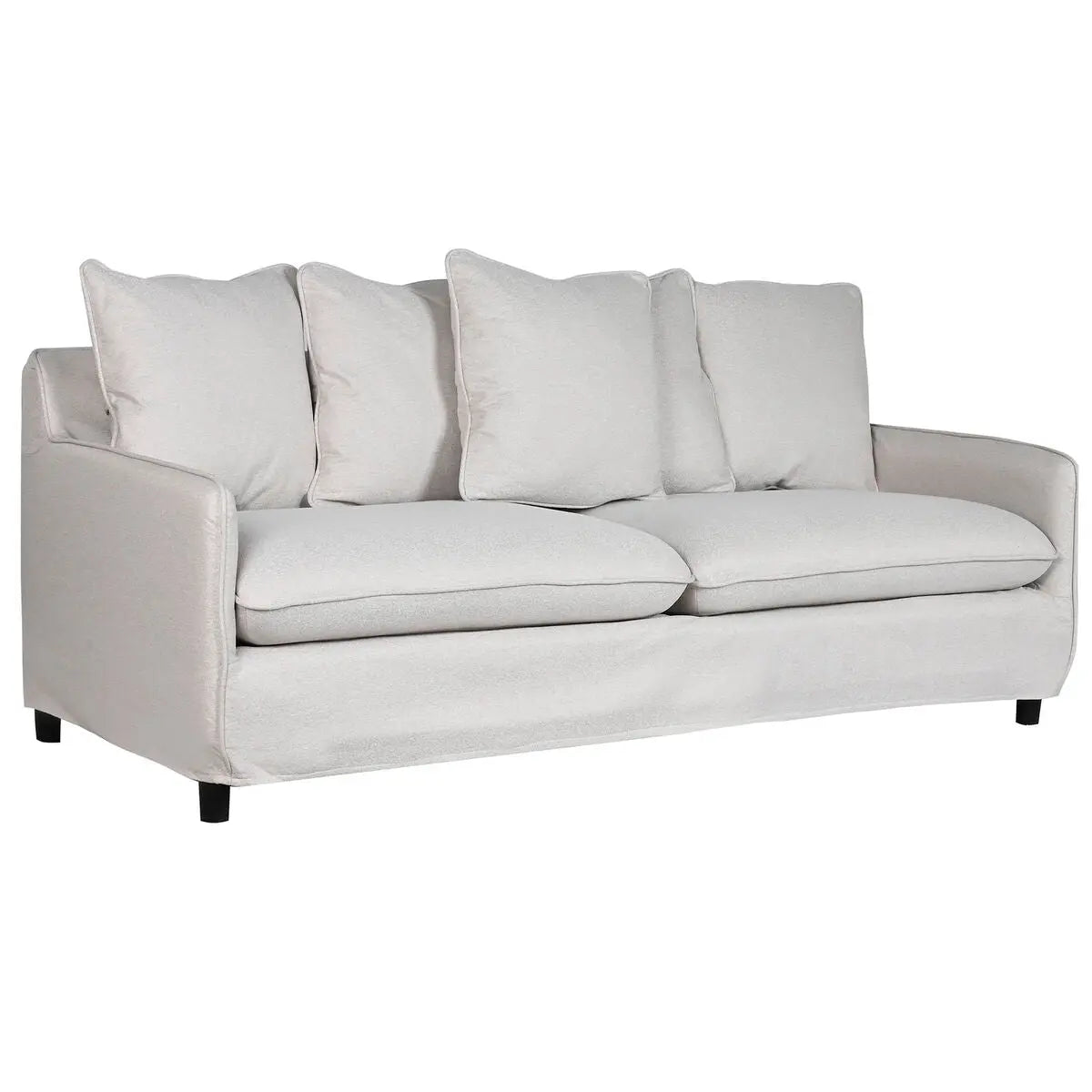 Canapé Home ESPRIT Beige Moderne 196 x 85 x 90 cm Bigbuy
