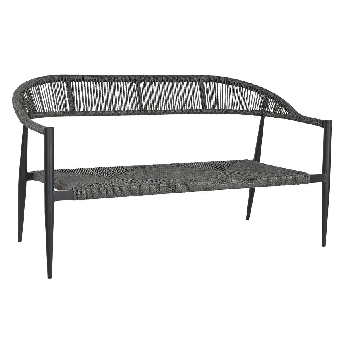 Canapé de jardin Home ESPRIT Aluminium 131 x 55 x 76 cm Bigbuy
