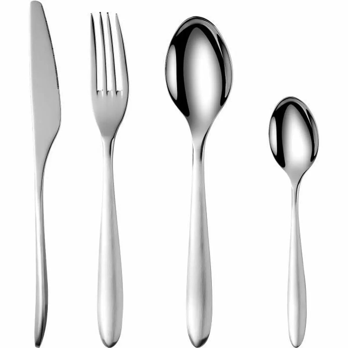 Couverts Arthur Martin AM0211 Gris Acier inoxydable 24 Pièces Mamm