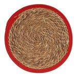 Dessous de plat Rouge Marron 35 x 1 x 35 cm Naturel (Ø 35 cm) Mamm