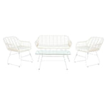 Ensemble Canapé + Table DKD Home Decor Métal rotin synthétique 124 x 74 x 84 cm Mamm