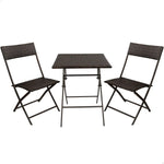 Ensemble Table + 2 Chaises Aktive Bigbuy