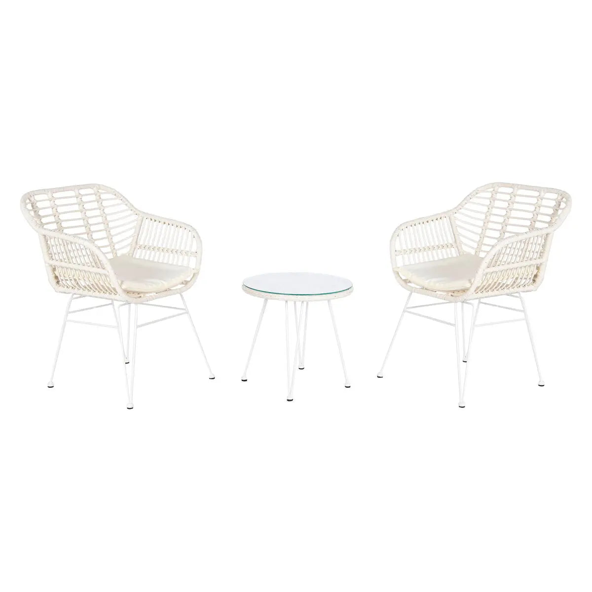 Ensemble Table + 2 Chaises DKD Home Decor 56 x 57,5 x 82 cm Mamm