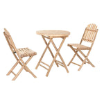Ensemble Table + 2 Chaises Home ESPRIT 61 x 61 x 73 cm Mamm