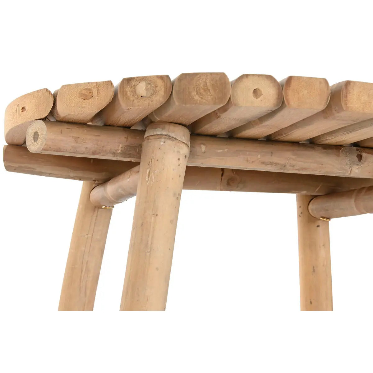 Ensemble Table + 2 Chaises Home ESPRIT Bambou 50 x 50 x 105 cm Bigbuy