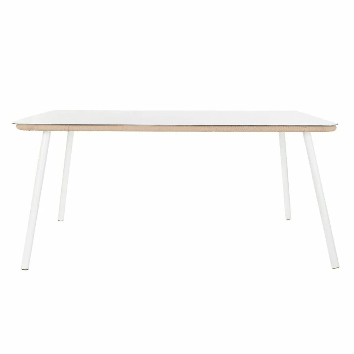 Ensemble Table + Chaises DKD Home Decor Beige 78 cm 163 x 95 x 6 cm Bigbuy