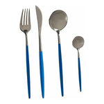 Ensemble de Couverts Argenté Bleu Acier inoxydable (8 pcs) Mamm