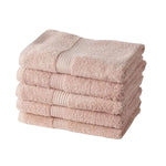 Ensemble de serviettes de toilette TODAY 100 % coton 70 x 130 cm Rose (5 Unités) Mamm