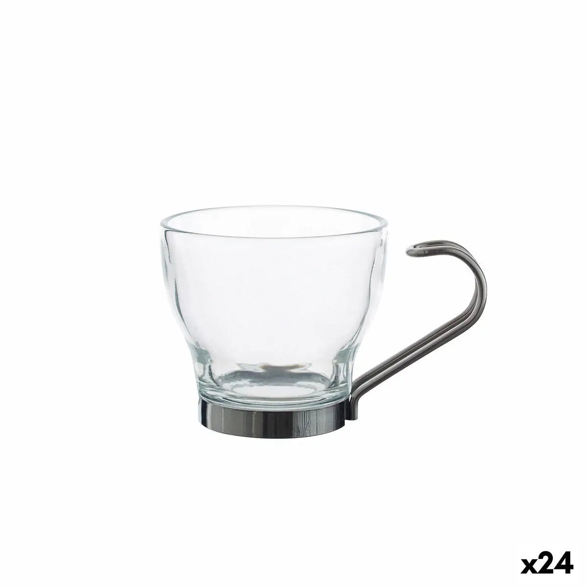 Ensemble de tasses à café La Mediterránea Amberg 100 ml 3 Pièces 24 Unités 9 x 6,5 x 6 cm Mamm