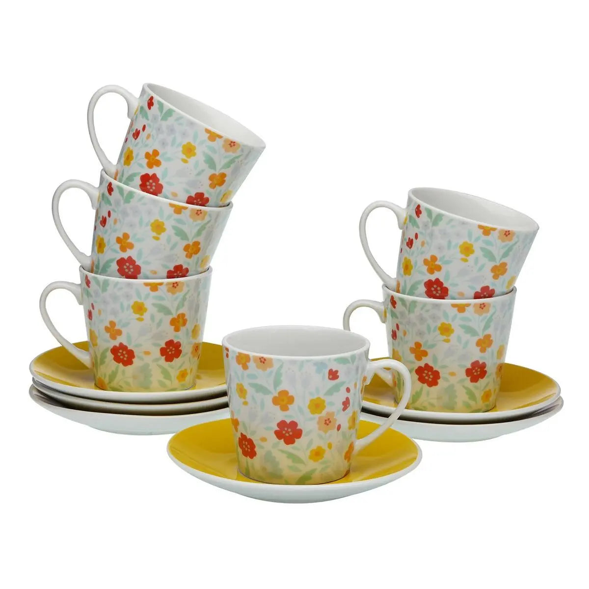 Ensemble de tasses à café Versa Flandes 6 Unités Porcelaine Mamm