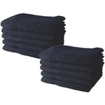 Lot de 10 serviettes de Toilette TODAY 50x90 cm 100% Coton - Navy Mamm
