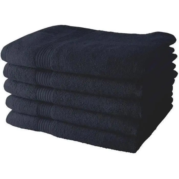 Lot de 5 Draps de Bain TODAY 70x130 cm 100% Coton - Navy Mamm