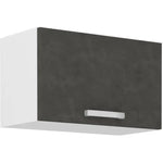 Meuble hotte porte basculante - Gris mat - L 60 x 31,6 x H 36 cm - LASSEN Mamm