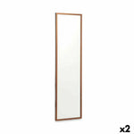 Miroir mural 30 x 120 cm Bronze Bois MDF (2 Unités) Mamm