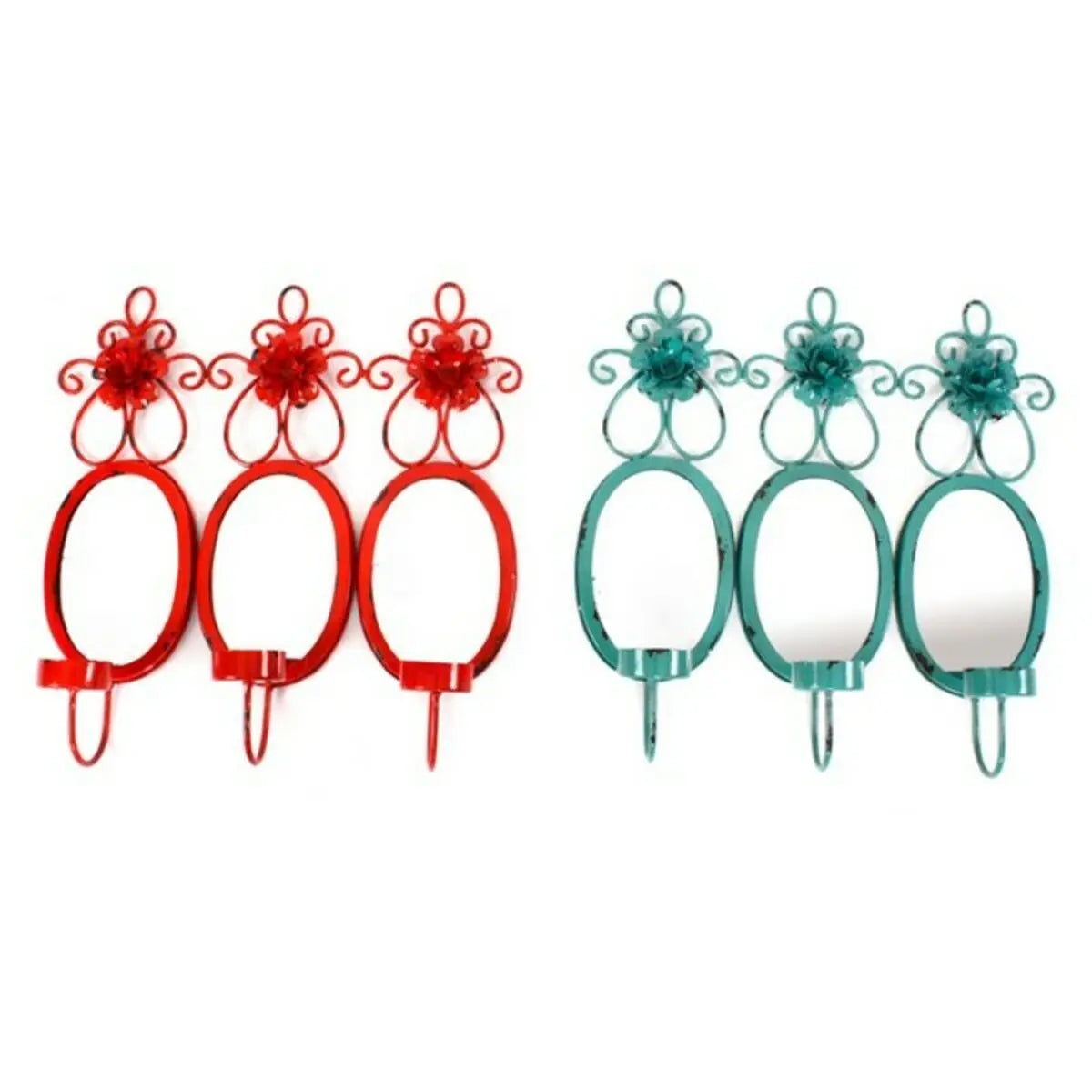 Miroir mural DKD Home Decor 8424001109739 37 x 38 x 8,5 cm Verre Métal Bois MDF (2 Unités) Mamm