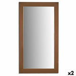 Miroir mural Doré Bois verre 64,3 x 84,5 x 1,5 cm (2 Unités) Mamm