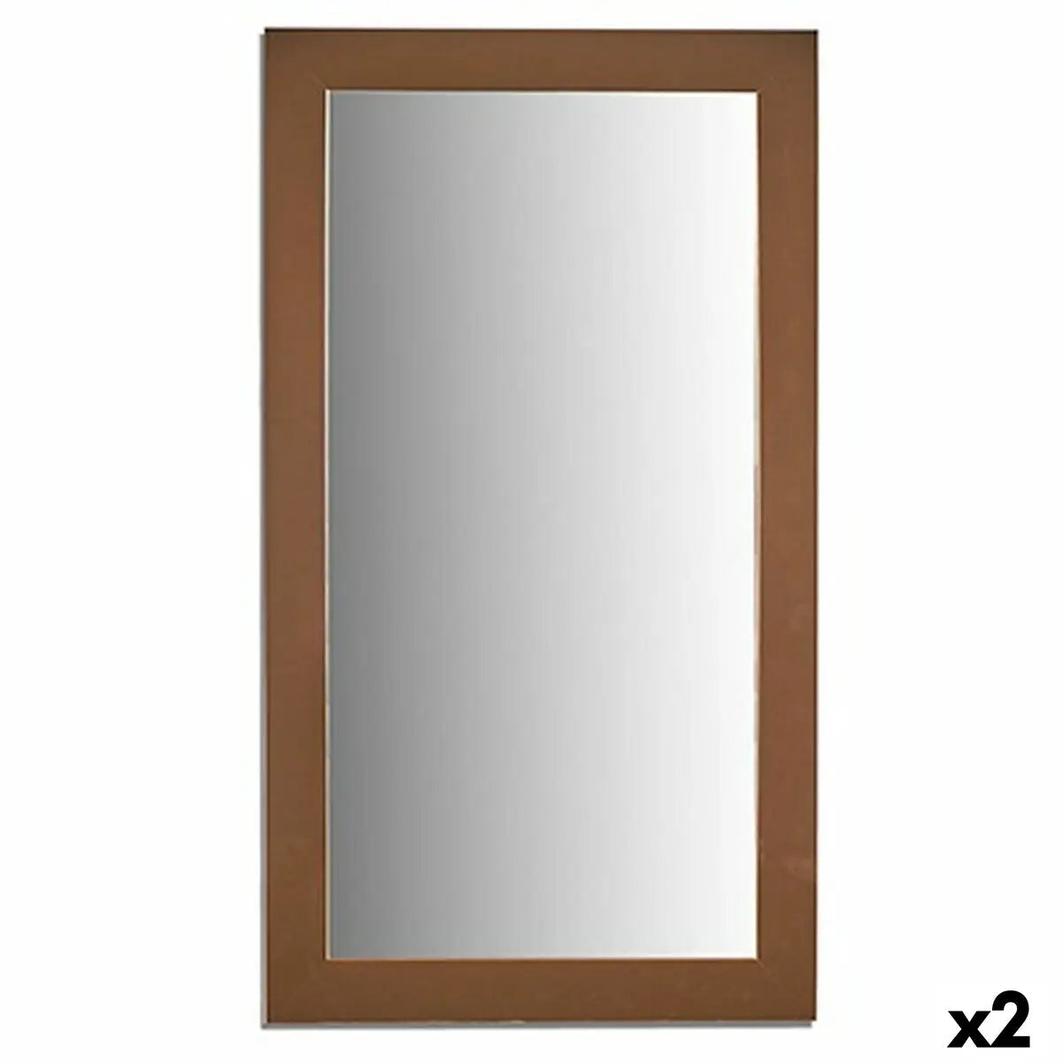 Miroir mural Doré Bois verre 64,3 x 84,5 x 1,5 cm (2 Unités) Mamm