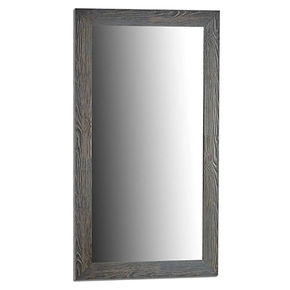 Miroir mural Gris Bois verre 75,5 x 135,5 x 1,5 cm (2 Unités) Mamm