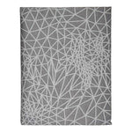 Nappe Abstrait Gris Jacquard Blanc (140 x 180 cm) Mamm