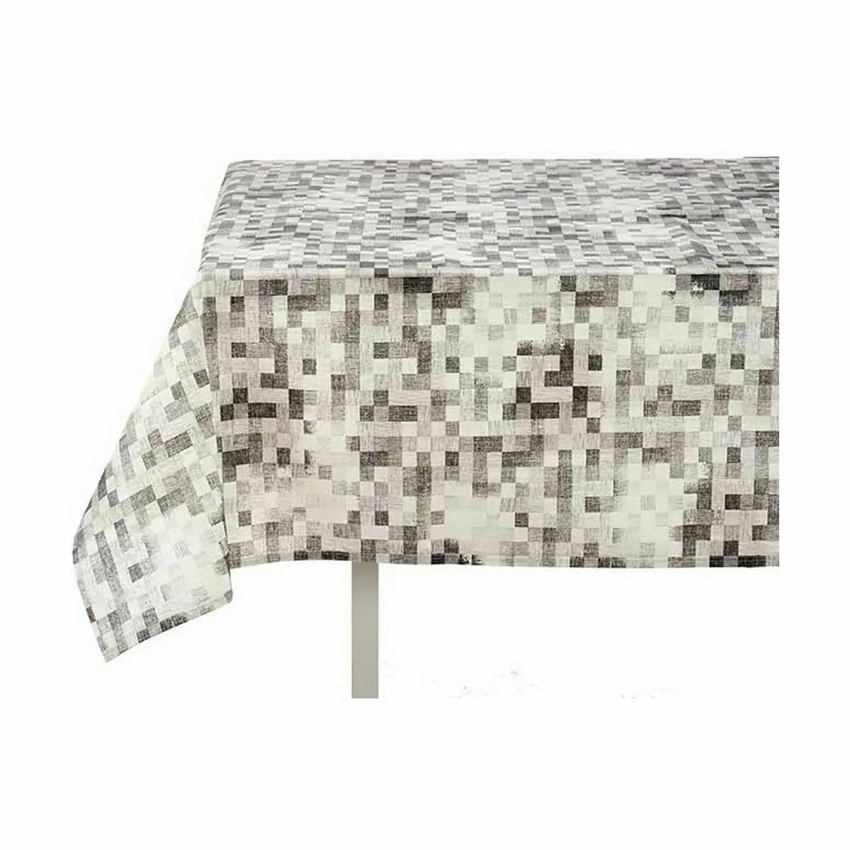 Nappe toile Antitaches Carreaux 140 x 180 cm Gris (6 Unités) Mamm