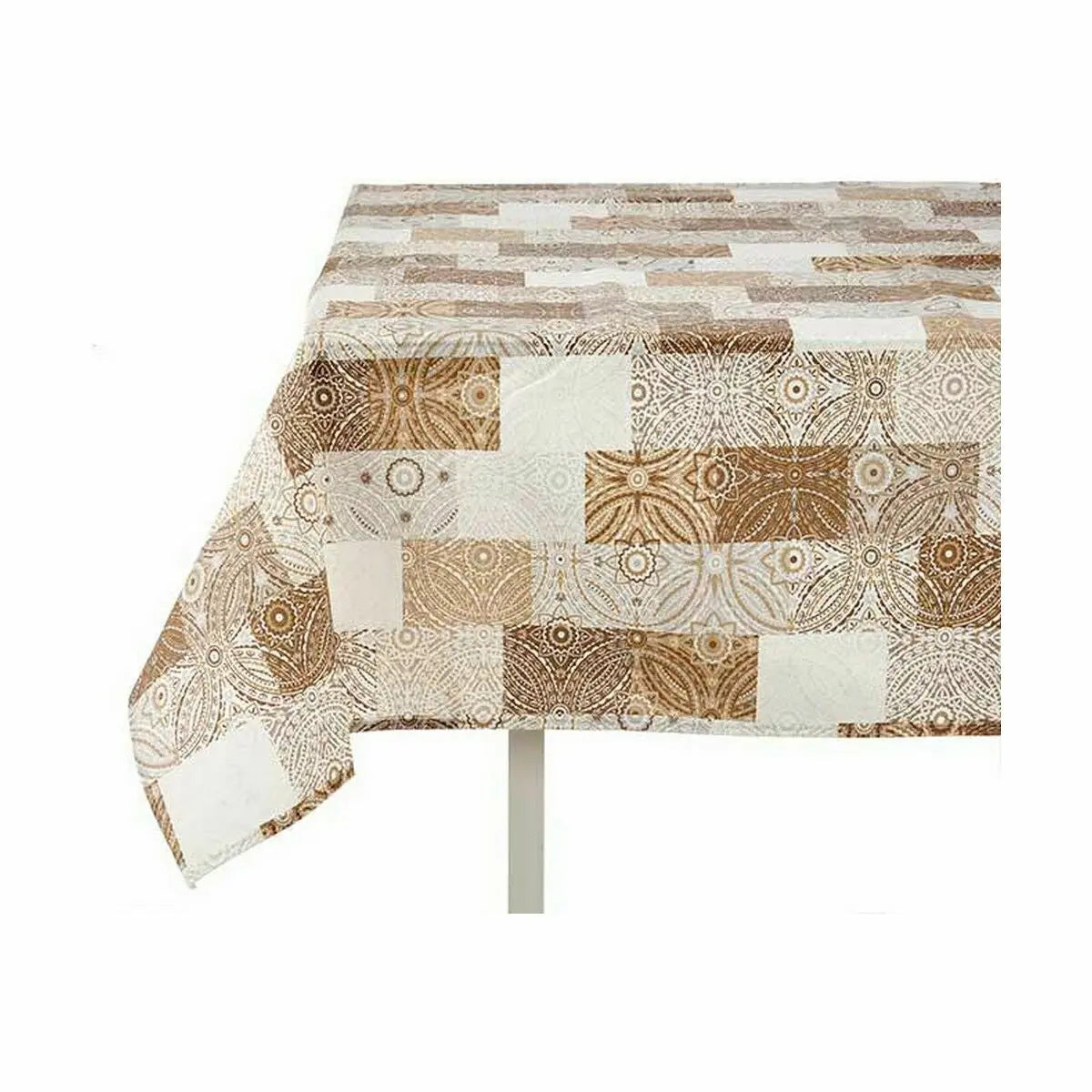 Nappe toile Antitaches Carrelage 140 x 180 cm Beige (6 Unités) Mamm
