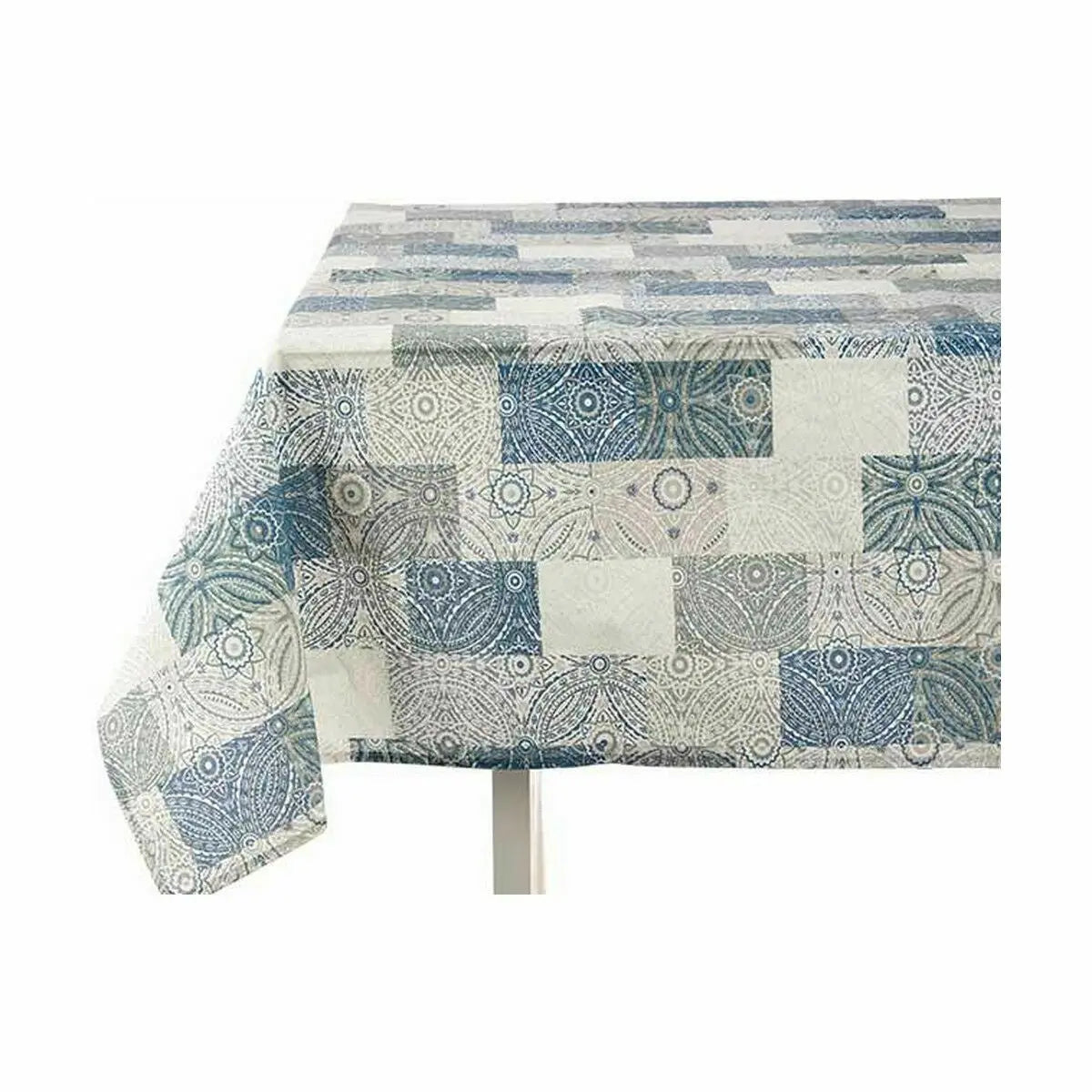 Nappe toile Antitaches Carrelage 140 x 180 cm Bleu (6 Unités) Mamm