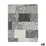 Nappe toile Antitaches Carrelage 140 x 180 cm Gris (6 Unités) Mamm