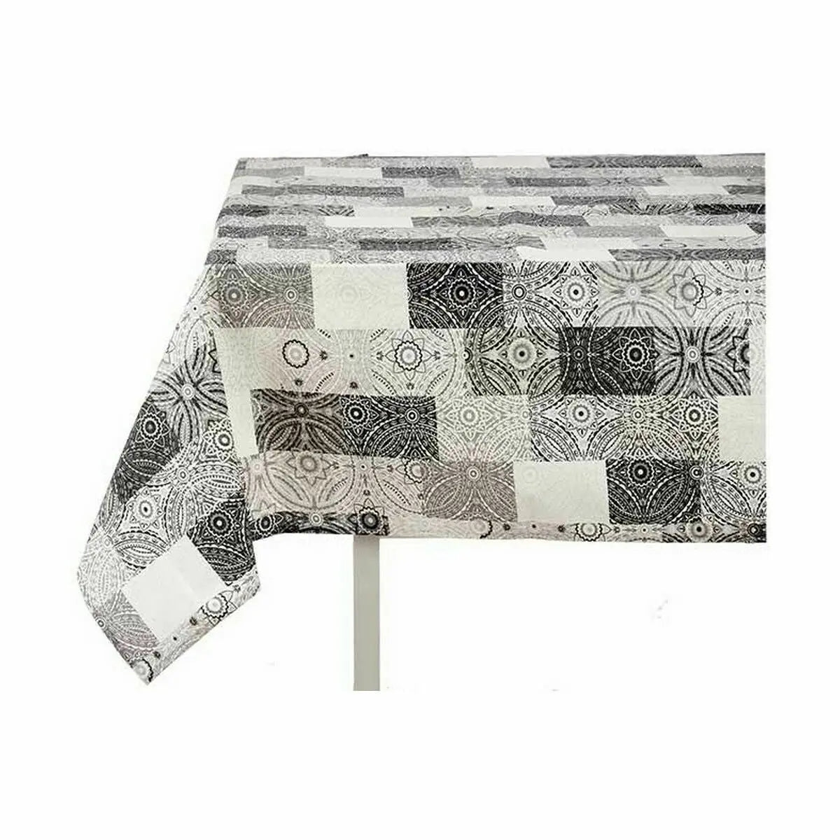 Nappe toile Antitaches Carrelage 140 x 180 cm Gris (6 Unités) Mamm