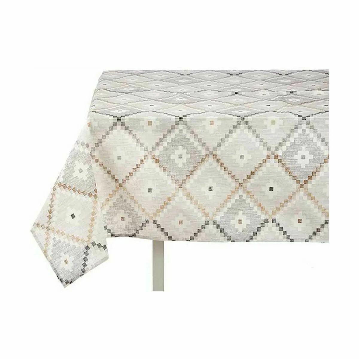 Nappe toile Antitaches Losanges 140 x 180 cm Beige (6 Unités) Mamm