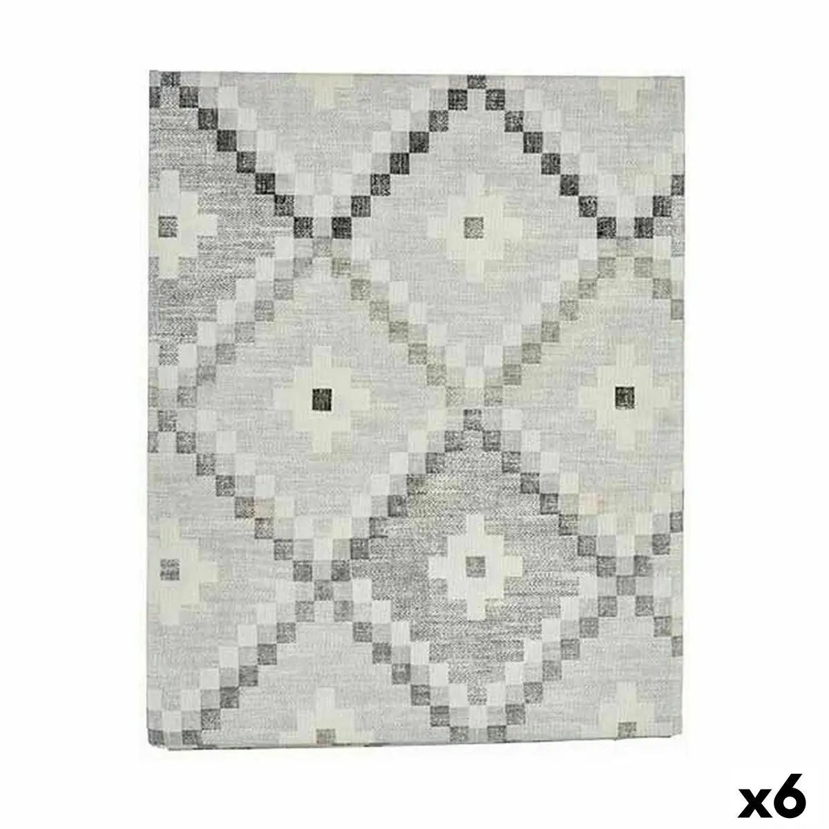Nappe toile Antitaches Losanges 140 x 180 cm Gris (6 Unités) Mamm