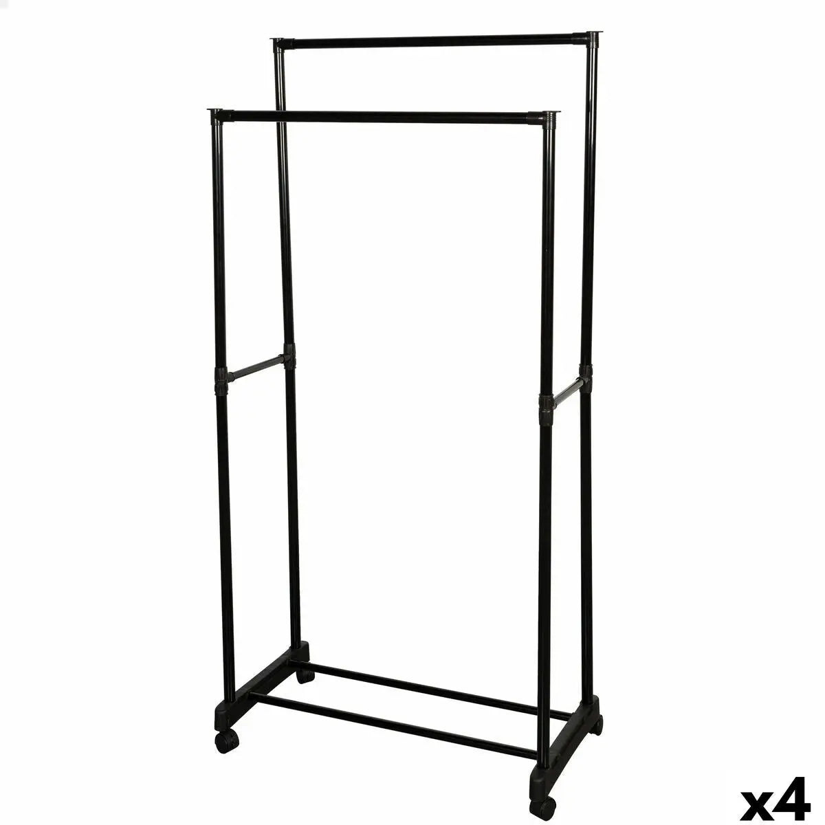 Porte-manteau Max Home Acier Plastique 75 x 157 x 40 cm (4 Unités) Bigbuy